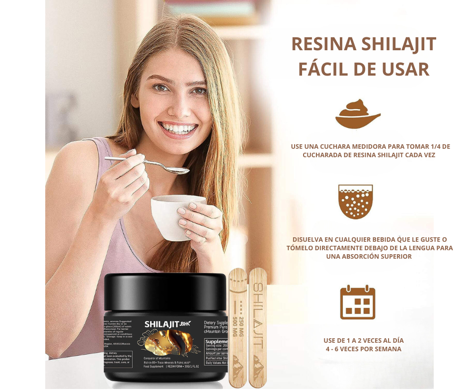 SHILAJIT 100% PURO (SIN MEZCLAS) COMPRA 1 Y RECIBE 2 FRASCOS