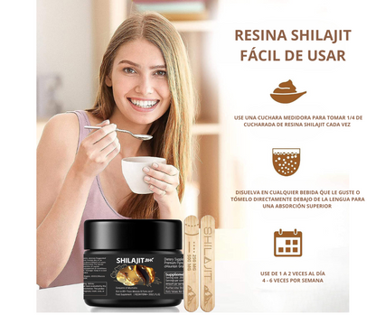 SHILAJIT 100% PURO (SIN MEZCLAS) COMPRA 1 Y RECIBE 2 FRASCOS