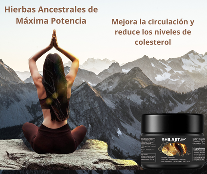 SHILAJIT 100% PURO (SIN MEZCLAS) COMPRA 1 Y RECIBE 2 FRASCOS
